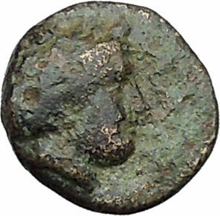 Lampsakos in Mysia 400BC Rare Ancient Greek Coin Female head Pegasus i46034