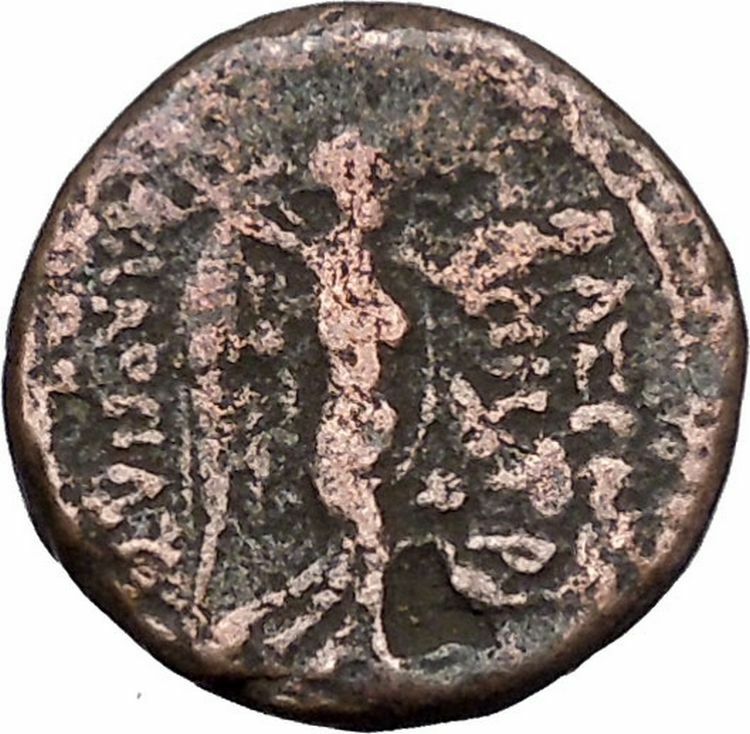 SELEUKID KINGDOM Demetrios III Eukairos 97BC Ancient Greek Coin Nike i47229