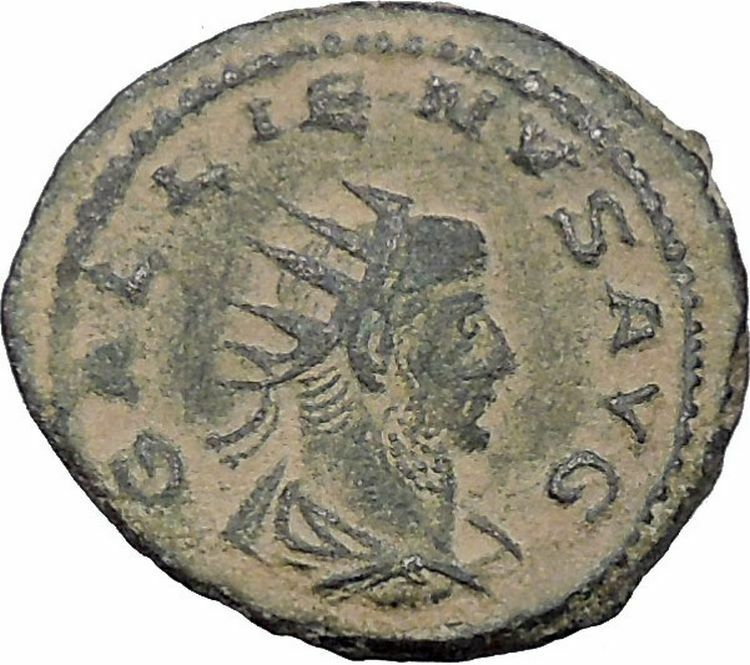 GALLIENUS son of Valerian I Asia mint Rare Ancient Roman Coin Jupiter i47022