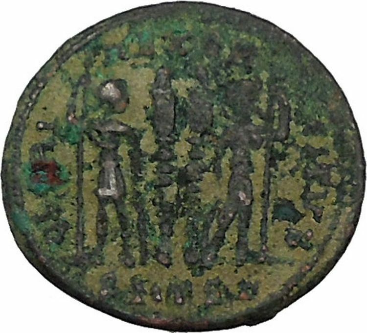 CONSTANTIUS II Constantine the Great son Ancient Roman Coin Standards i45891