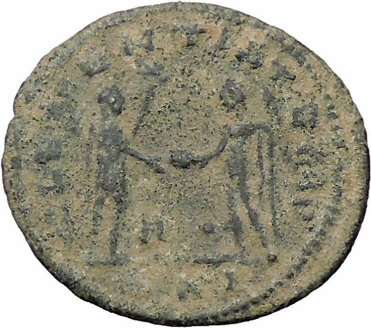 Probus receiving globe from Jupiter 276AD Authentic Ancient Roman Coin i47644