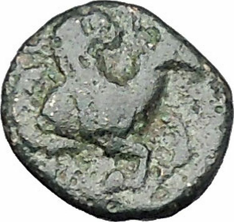 Lampsakos in Mysia 400BC Rare Ancient Greek Coin Female head Pegasus i47262