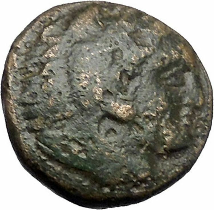 Alexander III the Great as Hercules 336BC Ancient Greek Coin Bow Club i47519