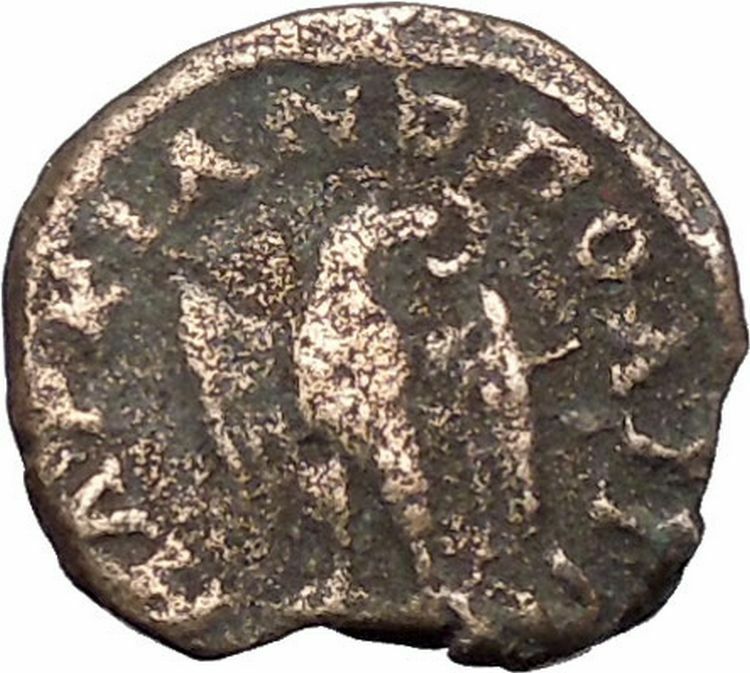 ELAGABALUS Marcianopolis Moesia Authentic Ancient Roman Coin EAGLE i47528