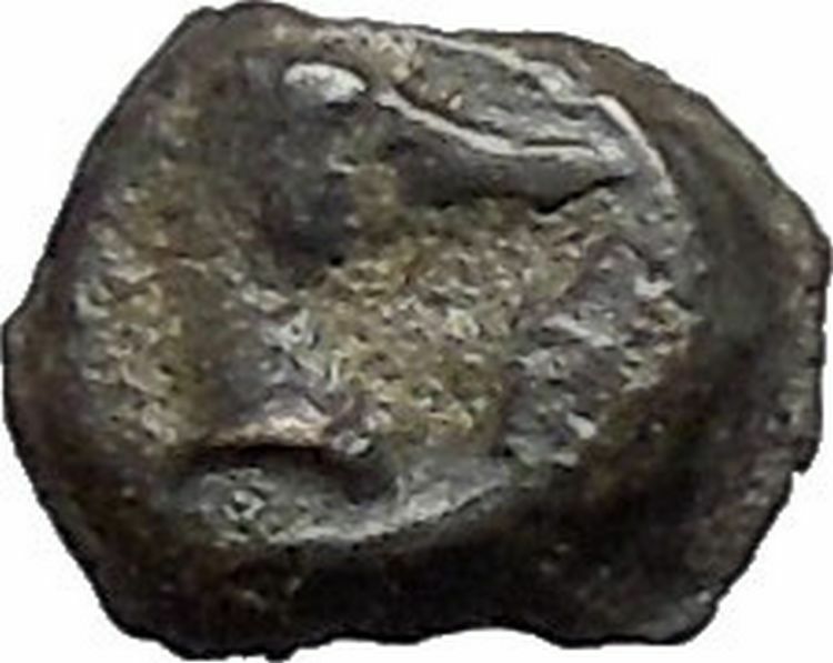 EPESUS Ephesos IONIA 405BC Bee Stag's Head Authentic Ancient Greek Coin i48233