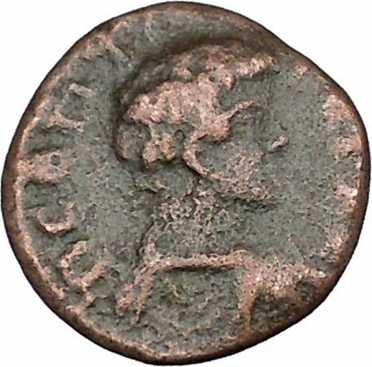 GETA 198AD Marcianopolis Ancient Roman Coin Sacrificial tripod Serpent i48365