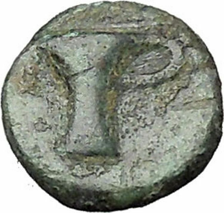 Kyme in Aeolis 350BC EAGLE & VASE on Authentic Ancient Greek Coin i48604