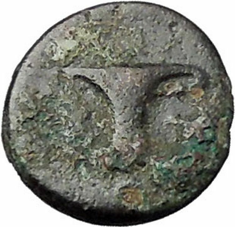 Kyme in Aeolis 350BC EAGLE & VASE on Authentic Ancient Greek Coin i48596