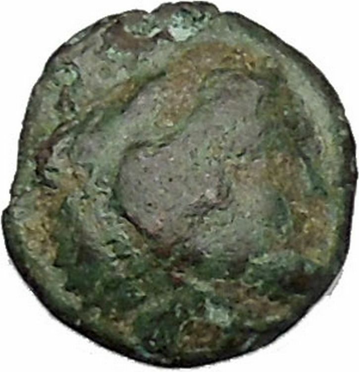 THASOS an ISLAND off THRACE 350BC Hercules Bow Club Ancient Greek Coin i47855