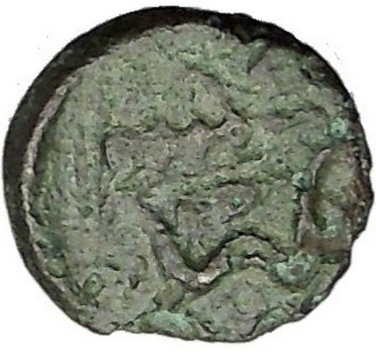 THASOS an ISLAND off THRACE 350BC Hercules Bow Club Ancient Greek Coin i47855