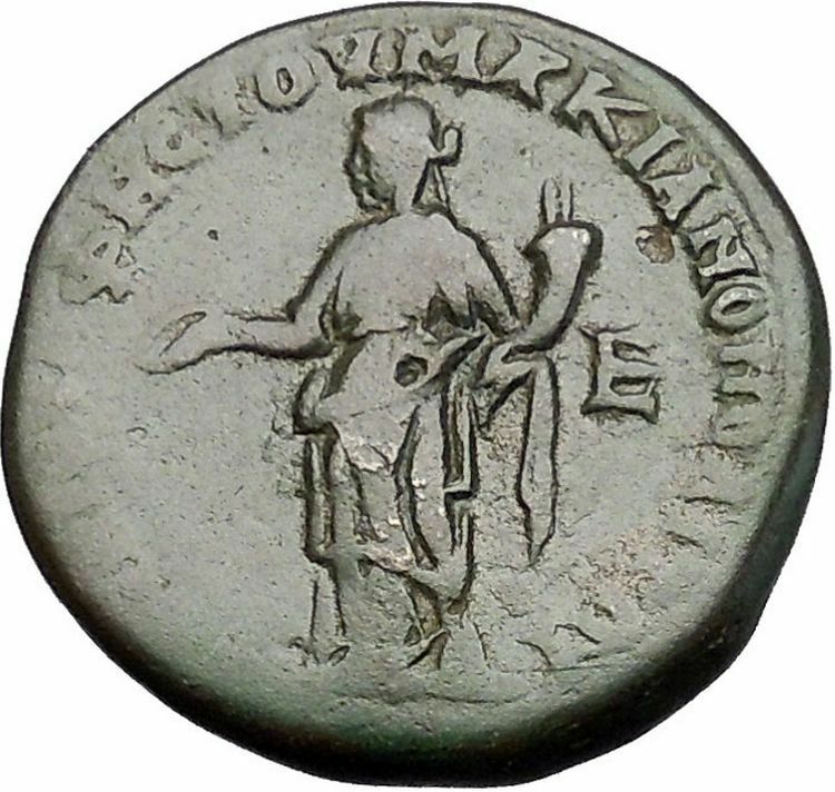 SEVERUS ALEXANDER and JULIA MAESA 222AD Marcianopolis Homonoia Roman Coin i50885