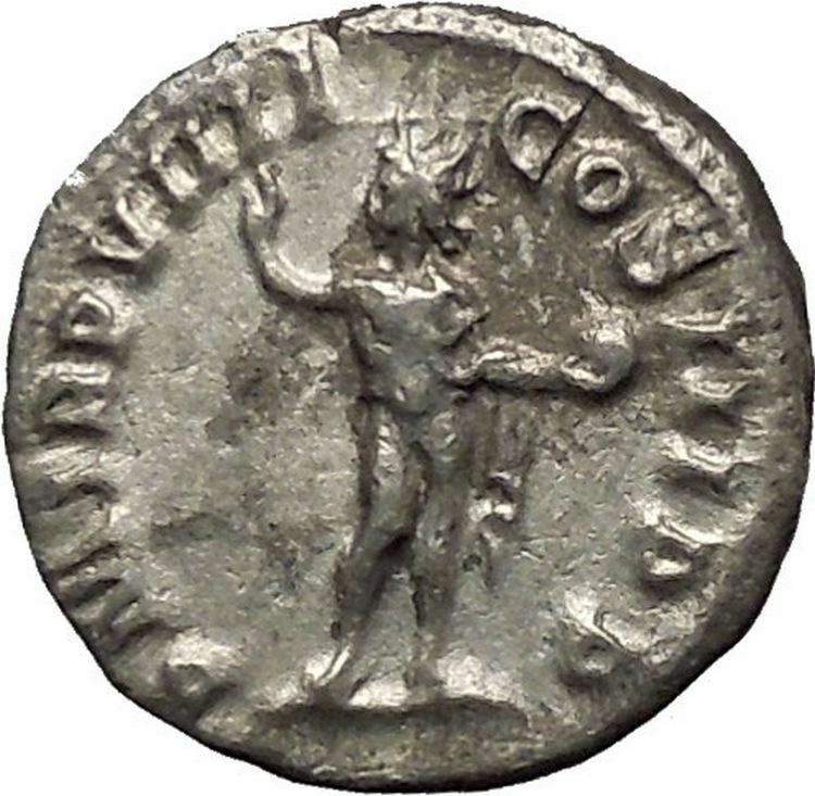 SEVERUS ALEXANDER 230AD Silver Ancient Roman Coin Nude Sol Sun God i52325