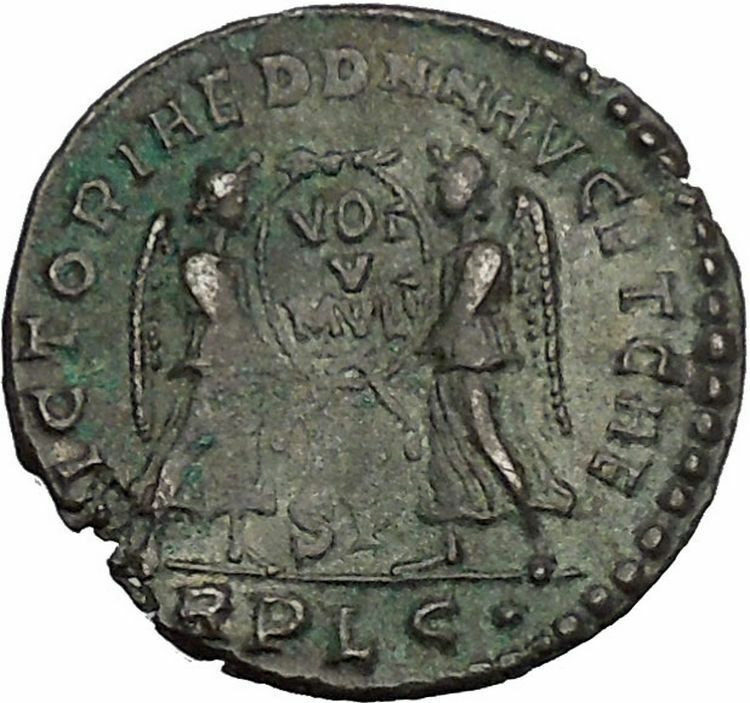 Magnentius Usurper 350-353AD Rare Authentic Ancient Roman Coin Victories i52096