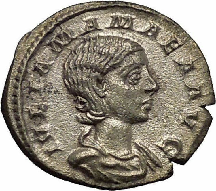 Julia Mamaea Silver Ancient Roman Coin Rare Juno wife & sister of Jupiter i52312