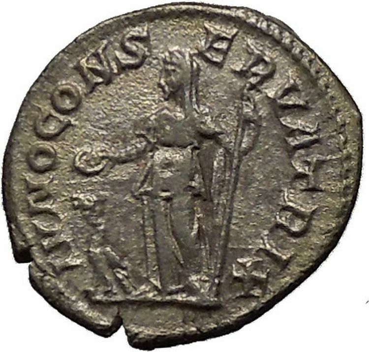 Julia Mamaea Silver Ancient Roman Coin Rare Juno wife & sister of Jupiter i52312