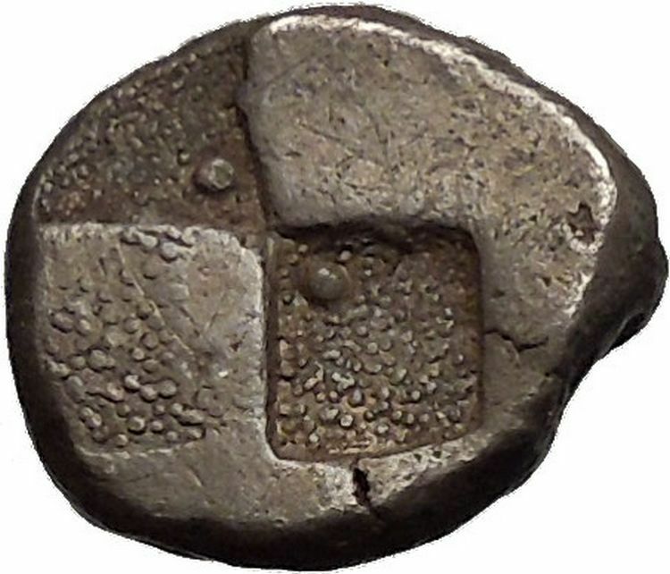 SINOPE in PAPHLAGONIA 490BC Eagle Square Ancient Silver Greek Coin i52220