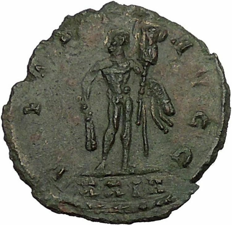 MAXIMIAN 291AD Rome Hercules Trophy Club Authentic Ancient Roman Coin i52864