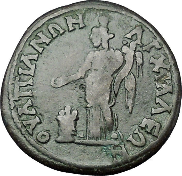 CARACALLA 198AD Anchialus in Thrace TYCHE Authentic Ancient Roman Coin i50924