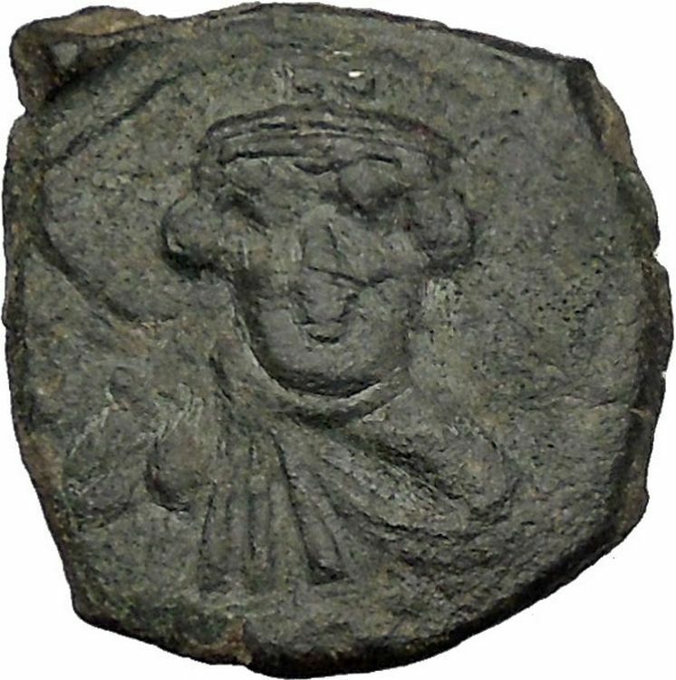 CONSTANS II 641AD Follis Syracuse Sicily Ancient Medieval Byzantine Coin i51389