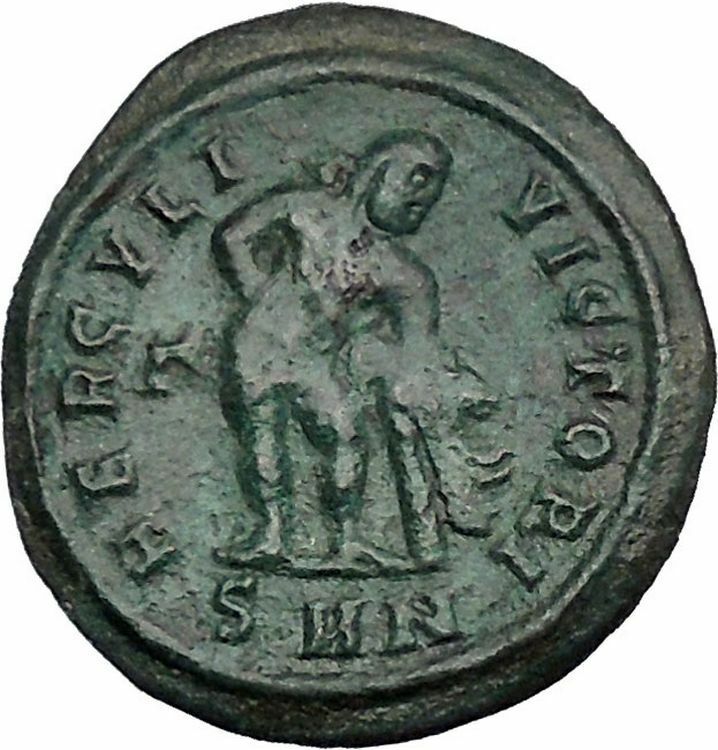 CONSTANTINE I the GREAT 312AD Farnese Hercules RARE Poss UNPUB Roman Coin i49980