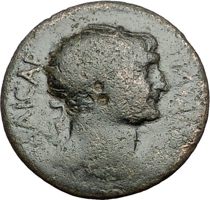 TRAJAN 98AD Thessalonica in Macedonia Authentic Ancient Roman Coin Nike i55583