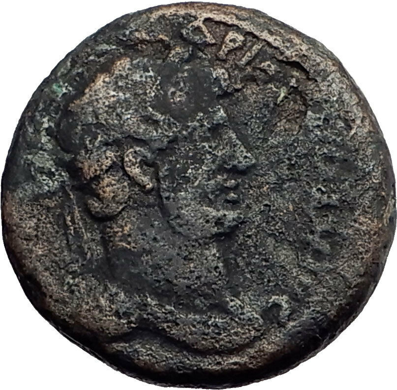 HADRIAN 130AD Philadelphia Arabia Decapolis Hercules Melqart Roman Coin i57962