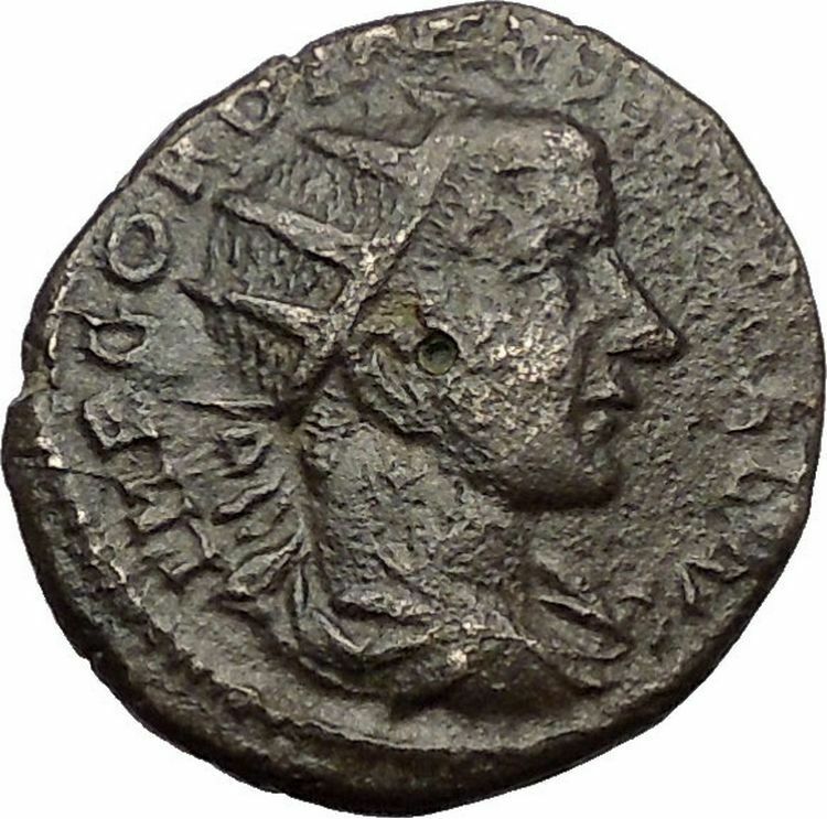 GORDIAN III 238AD Deultum Thrace SATYR MARSYAS Genuine Ancient Roman Coin i57649