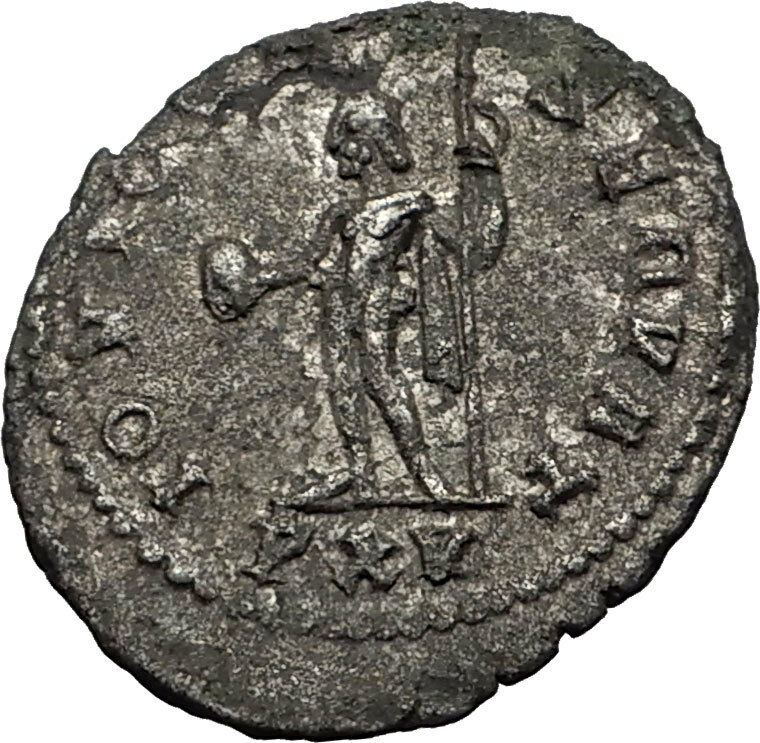 Gallienus Valerian I son Authentic Ancient Roman Coin Jupiter Rare i58482