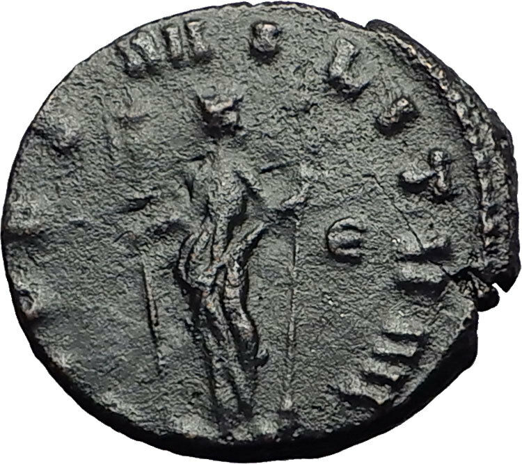 QUINTILLUS 270AD Rome FIDES TRUST Original Authentic Ancient Roman Coin i58656