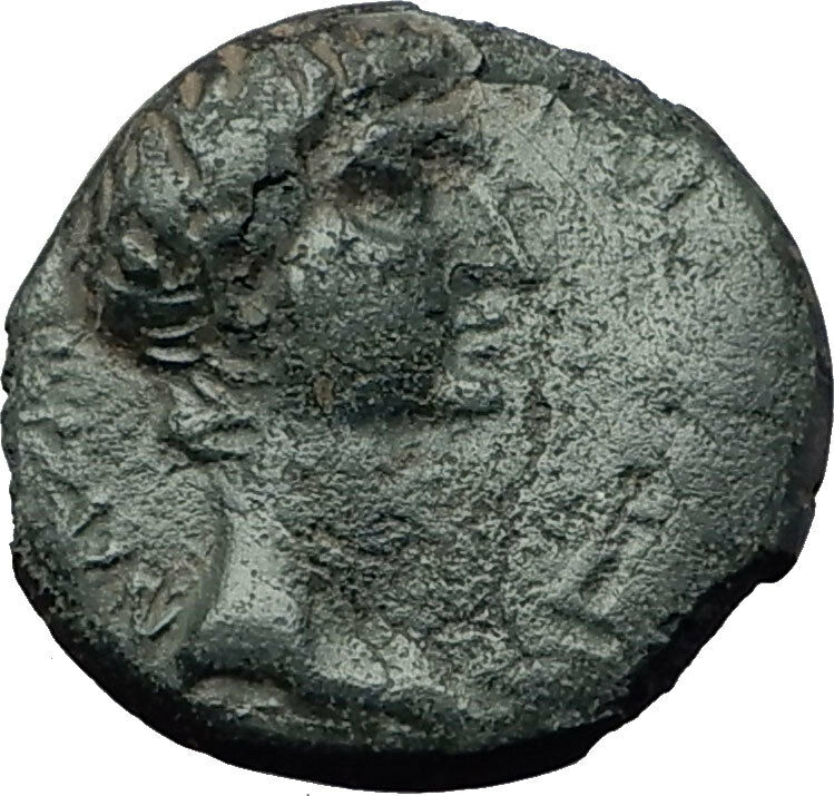 AUGUSTUS 27BC Amphipolis Macedonia Artemis Bull Ancient Roman Coin i59229