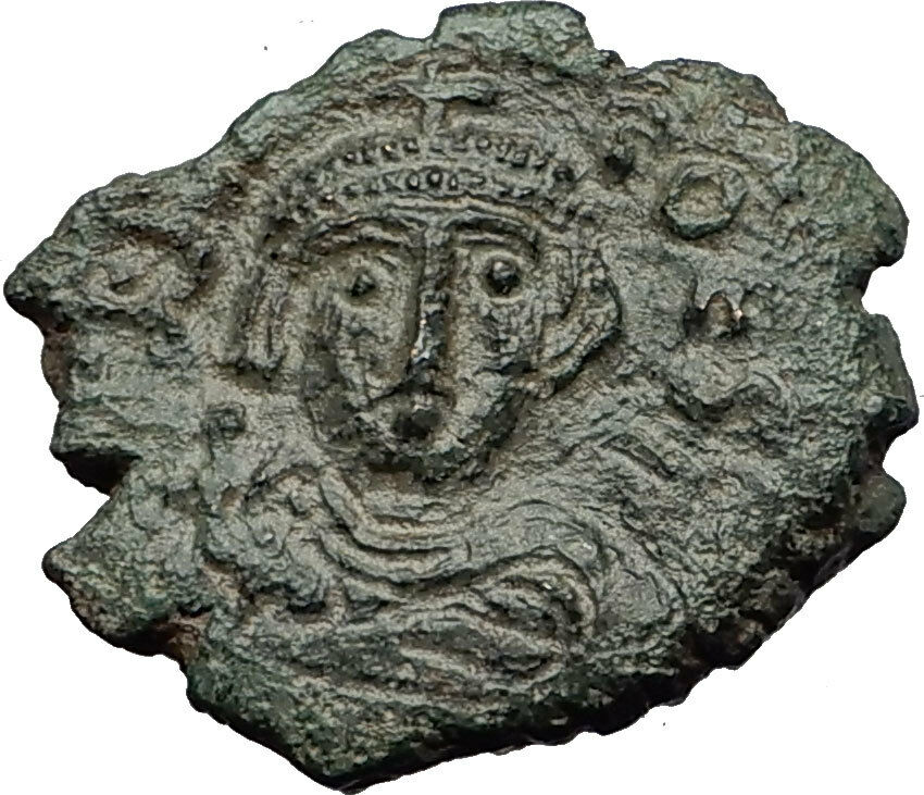 CONSTANS II 641AD Follis Syracuse Sicily Ancient Medieval Byzantine Coin i58373