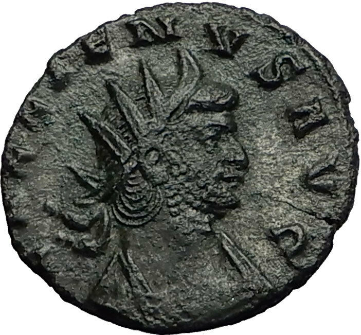 Gallienus Valerian I son 260AD Ancient Authentic Roman Coin Liberty i58972