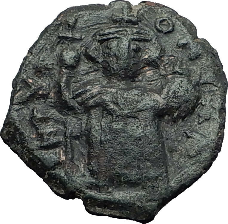 CONSTANS II Pagonatos 641AD Authentic Ancient Medieval Byzantine Coin i58425