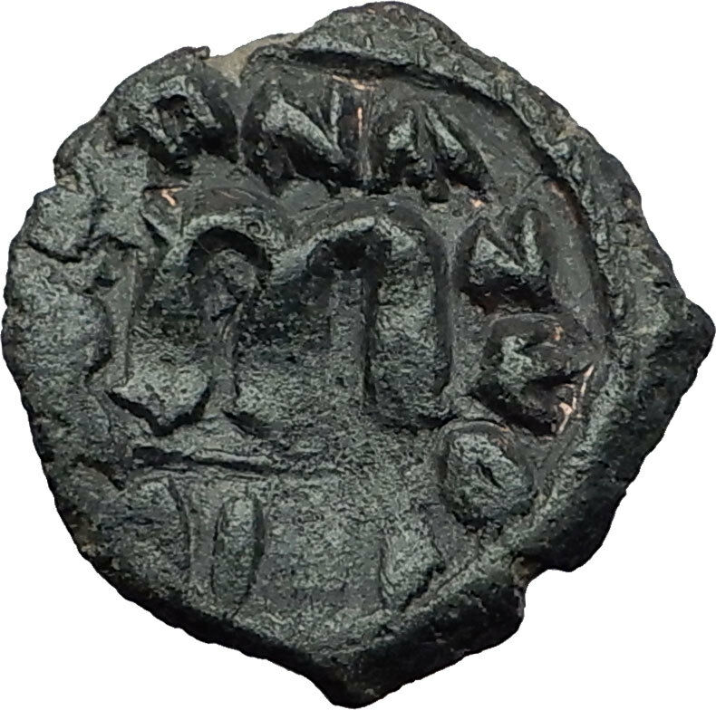 CONSTANS II Pagonatos 641AD Authentic Ancient Medieval Byzantine Coin i58425