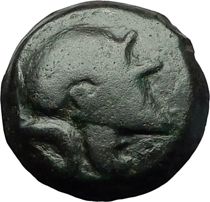 MESEMBRIA in THRACE Black Sea Area Corinthian Helmet Ancient Greek Coin i59245