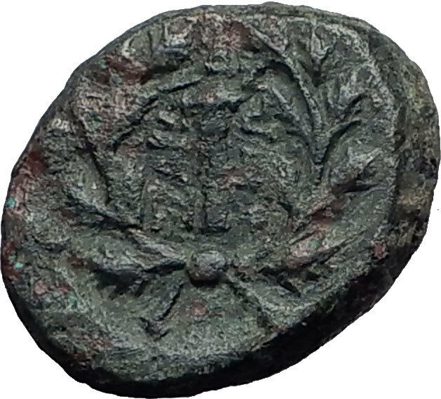 SARDES in Lydia 133BC Authentic Ancient Greek Coin APOLLO & HERCULES CLUB i59521