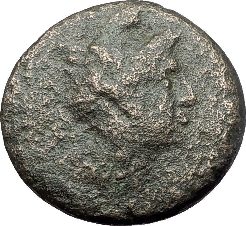 Roman MACEDONIA as Protectorate 146BC Gaius Publilius Quastor Greek Coin i61360