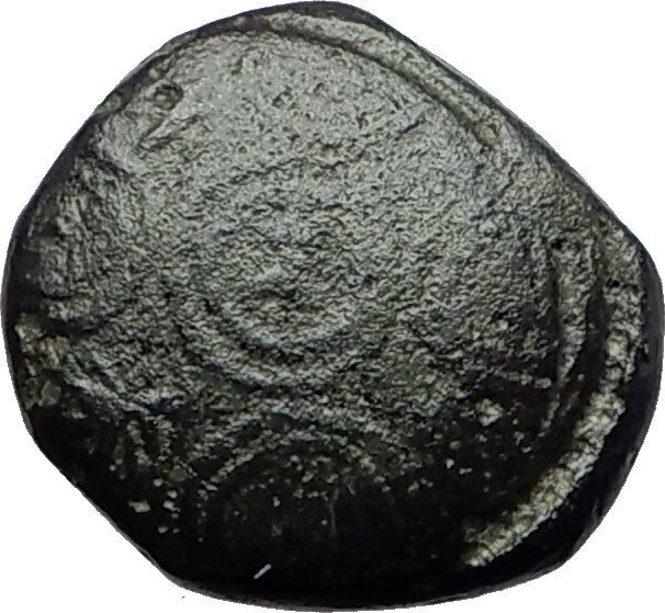 ALEXANDER III the Great 325BC Macedonia Shield Helmet Ancient Greek Coin i60873