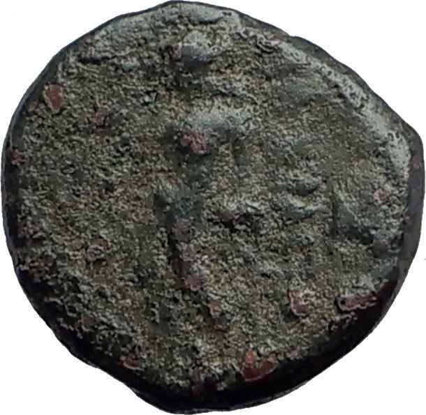 ANTIOCHOS III Megas 222BC RARE R1 Ancient Greek SELEUKID King Coin APOLLO i62794