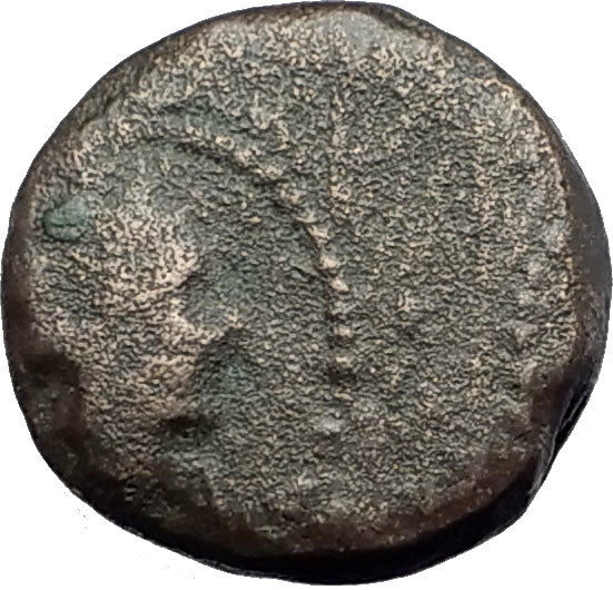 SARDES in Lydia 133BC Authentic Ancient Greek Coin APOLLO & HERCULES CLUB i62934