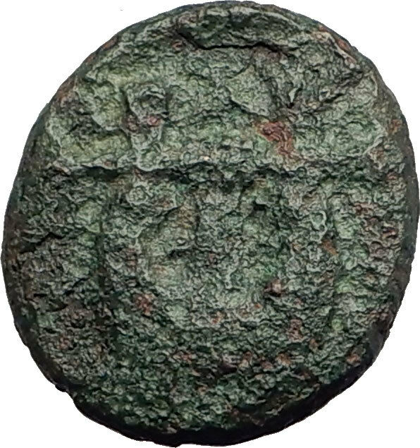 OLYNTHOS MACEDONIA 420BC Chalkidian League Ancient Greek Coin APOLLO LYRE i62577