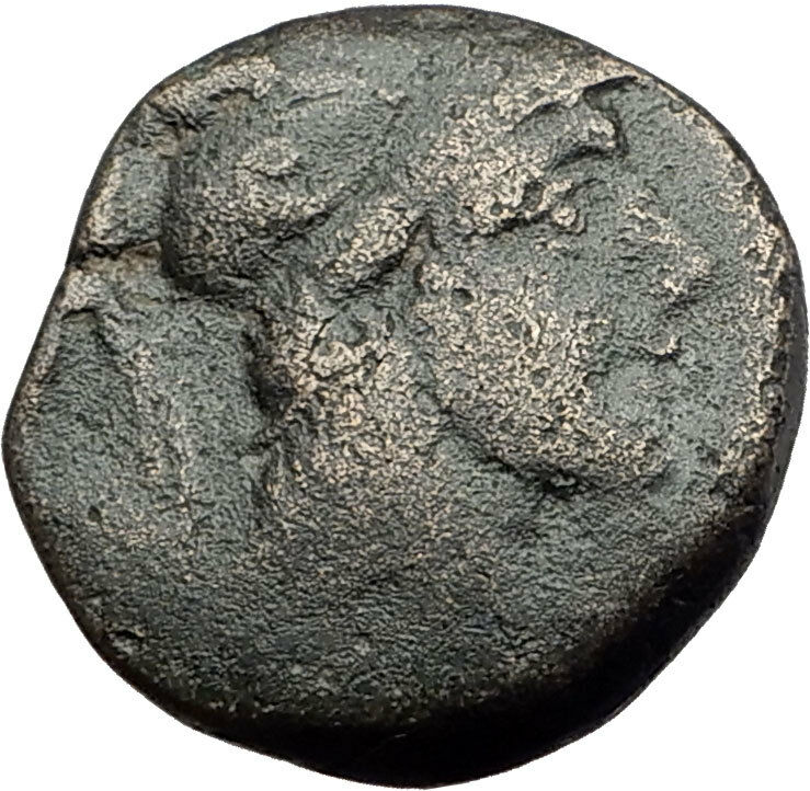 Amastris Paphlagonia 105BC RARE R2 Mithradates VI Greek Coin ARES SWORD i62840