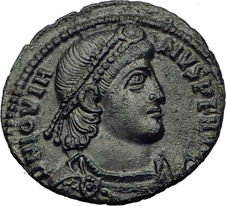 JOVIAN 363AD Sirmium Wreath Authentic Genuine Original Ancient Roman Coin i63282