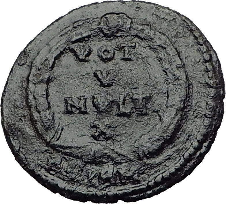 JOVIAN 363AD Sirmium Wreath Authentic Genuine Original Ancient Roman Coin i63282