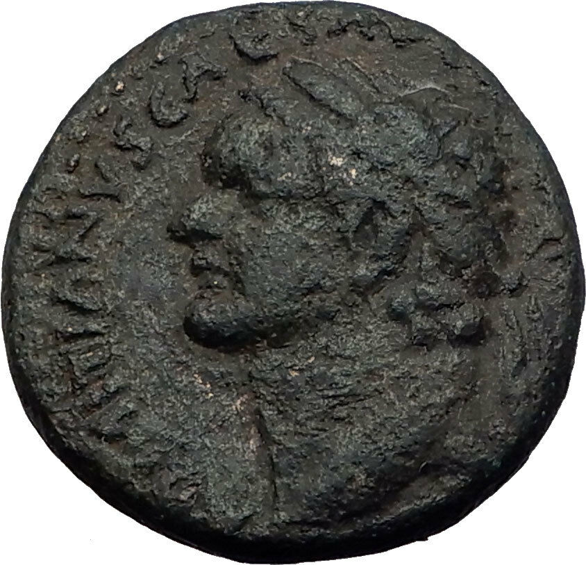 DOMITIAN JUDAEA CAPTA Jewish Victory Ancient Roman Coin Caesarea Maritima i64122