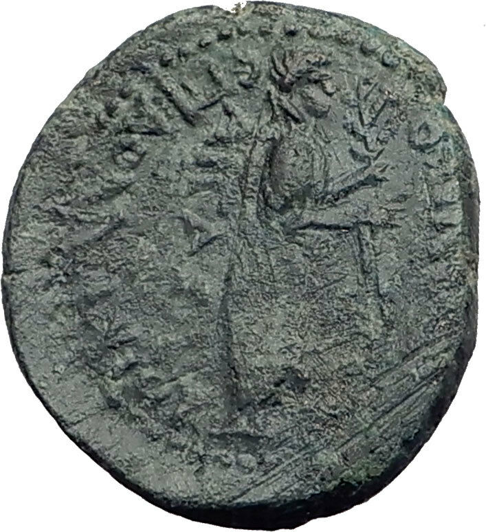 VESPASIAN 69AD Aigai in Aeolis NEMEAN GAMES Ancient Roman Coin APOLLO i64718