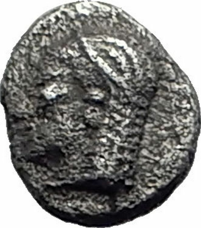 KEBREN in TROAS 5thCenBC Authentic Ancient Silver Greek Obol Coin RAM i64672