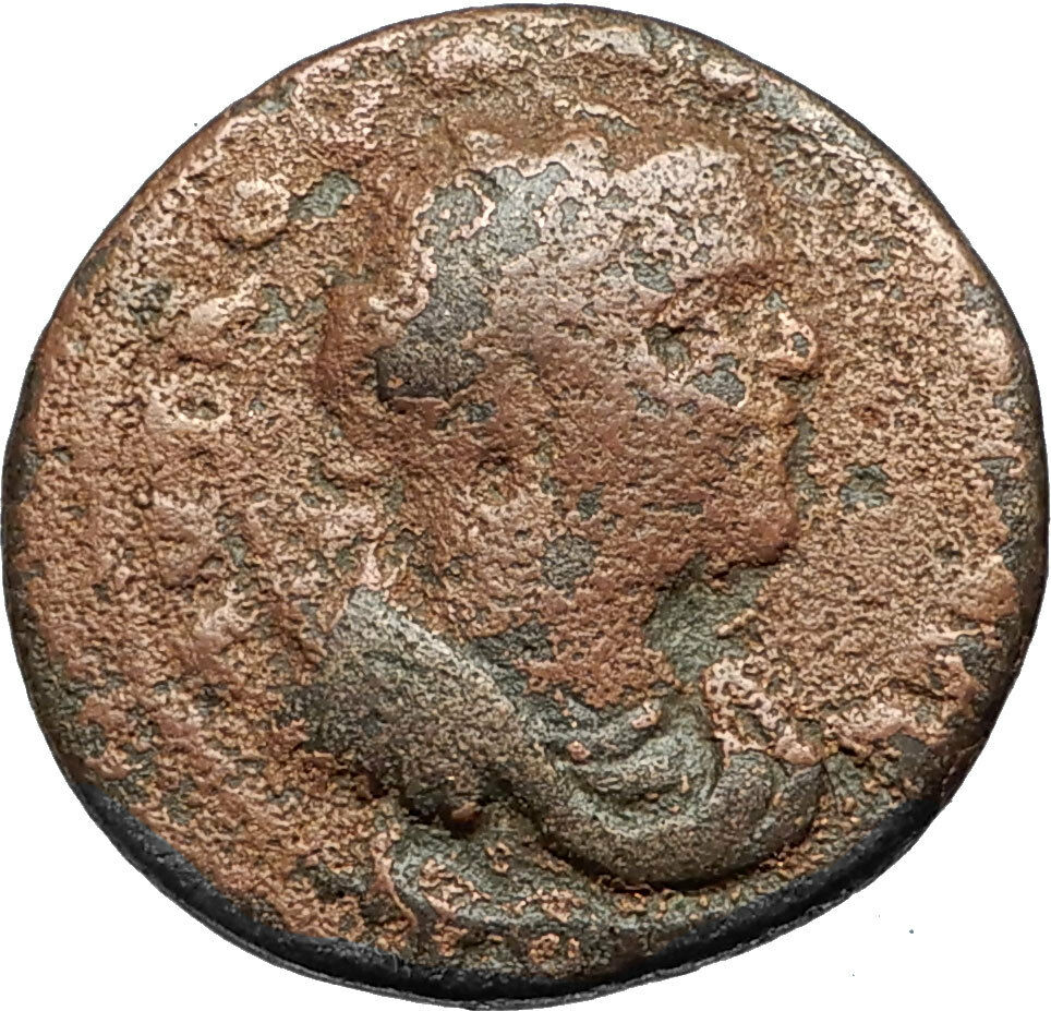 VALERIAN I Authentic Ancient 253AD Anazarbus in Cilicia Roman Coin TYCHE i67600