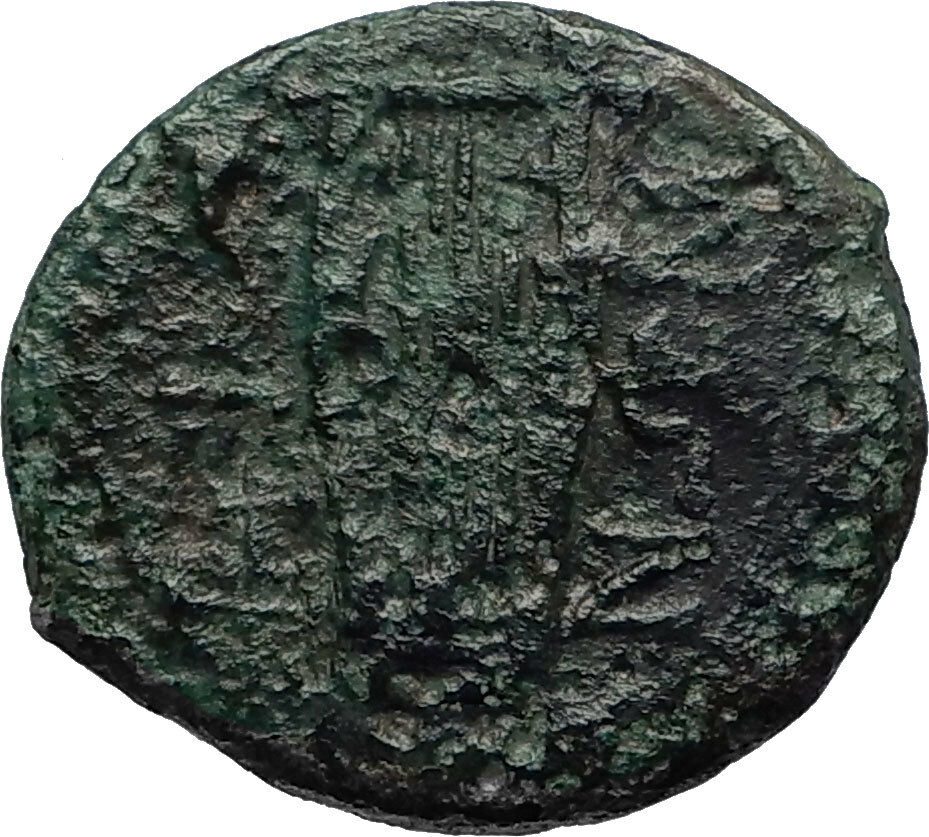 RHEGION in BRUTTIUM Authentic Ancient 260BC Greek Coin w ARTEMIS & LYRE i67172