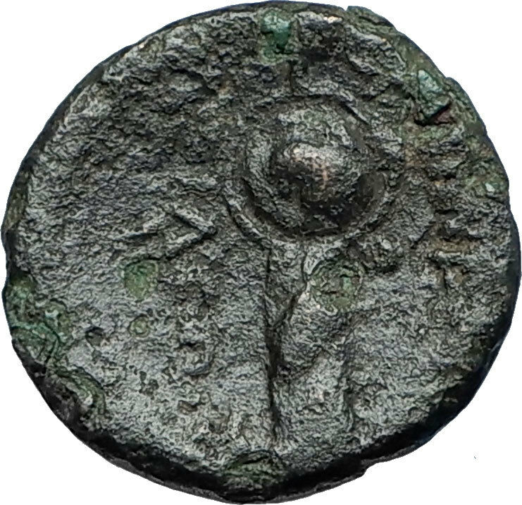 LYSIMACHOS Thrace King 305BC Lampsakos Ancient Greek Coin ATHENA TROPHY i68691